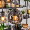 Koyoto Lampadario a sospensione, Lampada a sfera, Lampada a sospensione Ambrato, Chiaro, Grigio fumo, 6-Luci