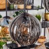 Koyoto Lampadario a sospensione, Lampada a sfera, Lampada a sospensione Ambrato, Grigio fumo, 6-Luci
