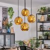 Ripoll Lampadario a sospensione, Lampada a sfera, Lampada a sospensione a cluster Oro, 4-Luci