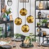Ripoll Lampadario a sospensione, Lampada a sfera, Lampada a sospensione a cluster Oro, 4-Luci