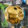 Ripoll Lampadario a sospensione, Lampada a sfera, Lampada a sospensione a cluster Oro, 4-Luci