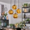 Ripoll Lampadario a sospensione, Lampada a sfera, Lampada a sospensione a cluster Oro, 4-Luci