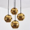 Ripoll Lampadario a sospensione, Lampada a sfera, Lampada a sospensione a cluster Oro, 4-Luci