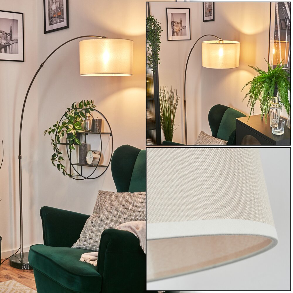 Bassagoda Lampada da terra Nichel opaco, Nero, 1-Luce main product photo