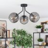 Koyoto Plafoniera, Lampada a sfera Grigio fumo, 3-Luci