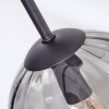 Koyoto Plafoniera, Lampada a sfera Ambrato, Chiaro, Grigio fumo, 3-Luci