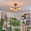 Koyoto Plafoniera, Lampada a sfera Ambrato, 3-Luci