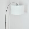 Soungou Lampada da terra Cromo, Nero, 1-Luce