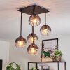 Koyoto Plafoniera, Lampada a sfera Chiaro, Grigio fumo, 5-Luci