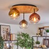 Koyoto Plafoniera, Lampada a sfera Écru, Nero, 3-Luci