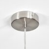 Pilaru Lampadario a sospensione, Lampada a sospensione Cromo, Nichel opaco, 1-Luce