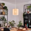 Desroches Lampadario a sospensione, Lampada a sospensione Bianco, 1-Luce