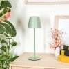 Salgadinho Lampada da tavolo per esterno, Illuminazione bagno, Lampada da tavolo LED Verde, 1-Luce