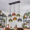 Koyoto Lampadario a sospensione, Lampada a sfera, Lampada a sospensione Blu, Oro, Verde, Chiaro, Ramato, 6-Luci