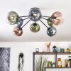 Gastor Plafoniera, Lampada a sfera 87 cm Blu, Verde, Chiaro, Ramato, 8-Luci