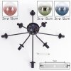 Gastor Plafoniera, Lampada a sfera 87 cm Blu, Verde, Chiaro, Ramato, 8-Luci