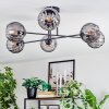 Koyoto Plafoniera, Lampada a sfera 78 cm Grigio fumo, 6-Luci