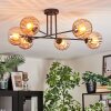 Koyoto Plafoniera, Lampada a sfera 78 cm Ambrato, 6-Luci