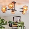 Koyoto Plafoniera, Lampada a sfera 78 cm Ambrato, 6-Luci
