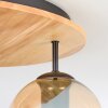 Koyoto Plafoniera, Lampada a sfera 40 cm Écru, Nero, 3-Luci