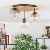 Koyoto Plafoniera, Lampada a sfera 40 cm Écru, Nero, 3-Luci