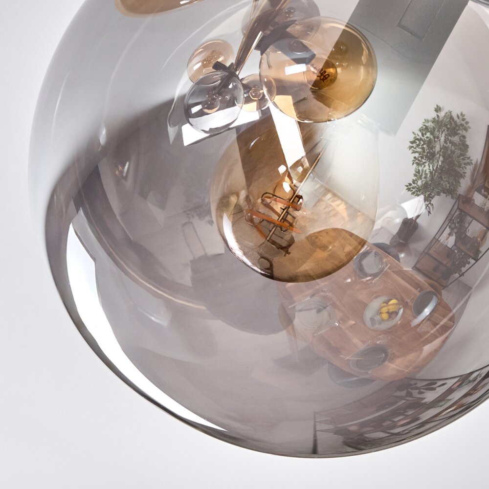 Gastor Plafoniera, Lampada a sfera Oro, Nero, 10-Luci