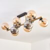 Gastor Plafoniera, Lampada a sfera Oro, Nero, 10-Luci