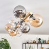 Gastor Plafoniera, Lampada a sfera Oro, Nero, 10-Luci