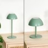 Laken Lampada da tavolo per esterno, Illuminazione bagno, Lampada da tavolo LED Verde, 1-Luce