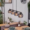 Koyoto Lampadario a sospensione, Lampada a sfera, Lampada a sospensione Grigio fumo, 4-Luci