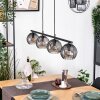 Koyoto Lampadario a sospensione, Lampada a sfera, Lampada a sospensione Grigio fumo, 4-Luci