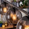 Koyoto Lampadario a sospensione, Lampada a sfera, Lampada a sospensione Grigio fumo, 4-Luci