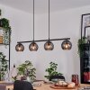 Koyoto Lampadario a sospensione, Lampada a sfera, Lampada a sospensione Grigio fumo, 4-Luci