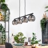 Koyoto Lampadario a sospensione, Lampada a sfera, Lampada a sospensione Grigio fumo, 4-Luci