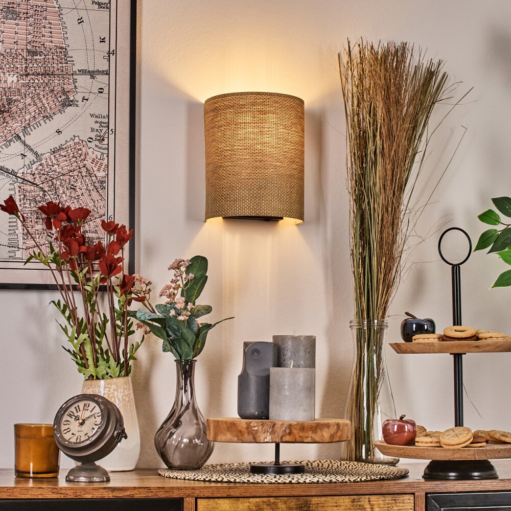 Labrujo Lampade Up & Down, Applique Nero, 1-Luce