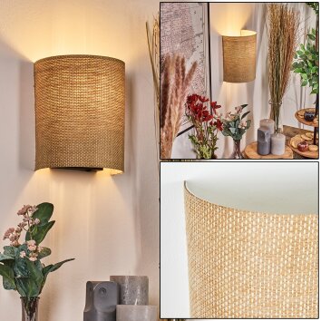 Labrujo Lampade Up & Down, Applique Nero, 1-Luce