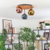 Ripoll Plafoniera, Lampada a sfera Écru, Nero, 3-Luci