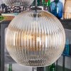 Koyoto Lampadario a sospensione, Lampada a sfera, Lampada a sospensione a cluster Ambrato, Oro, Chiaro, Grigio fumo, 4-Luci