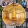 Koyoto Lampadario a sospensione, Lampada a sfera, Lampada a sospensione a cluster Ambrato, Oro, Chiaro, Grigio fumo, 4-Luci
