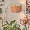 Granja Lampada da terra, Lampade ad arco Ottone, Nero, 1-Luce
