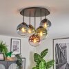 Gastor Plafoniera, Lampada a sfera 45 cm Blu, Verde, Chiaro, Ramato, 5-Luci