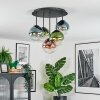 Gastor Plafoniera, Lampada a sfera 45 cm Blu, Verde, Chiaro, Ramato, 5-Luci