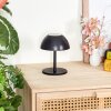 Laken Lampada da tavolo per esterno, Illuminazione bagno, Lampada da tavolo LED Nero, 1-Luce