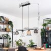 Koyoto Lampadario a sospensione, Lampada a sfera, Lampada a sospensione Ambrato, Chiaro, Grigio fumo, 4-Luci