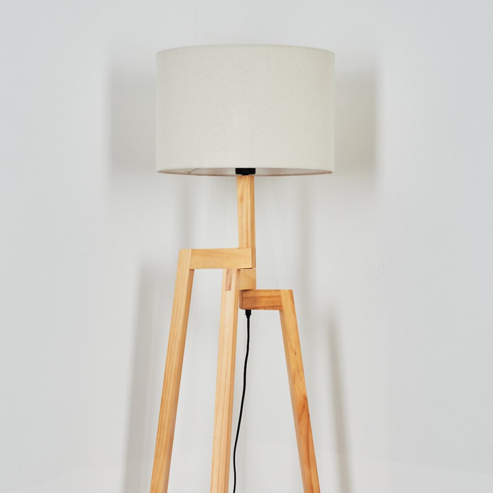 Soungou Lampada da terra Écru, Nero, 1-Luce