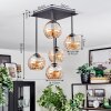 Koyoto Plafoniera, Lampada a sfera Ambrato, 5-Luci