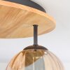 Koyoto Plafoniera, Lampada a sfera Écru, Nero, 3-Luci