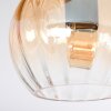 Koyoto Plafoniera, Lampada a sfera Écru, Nero, 3-Luci