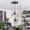Ripoll Lampadario a sospensione, Lampada a sfera, Lampada a sospensione a cluster Ambrato, Chiaro, Grigio fumo, 4-Luci