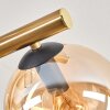 Gastor Plafoniera, Lampada a sfera Oro, Nero, 10-Luci